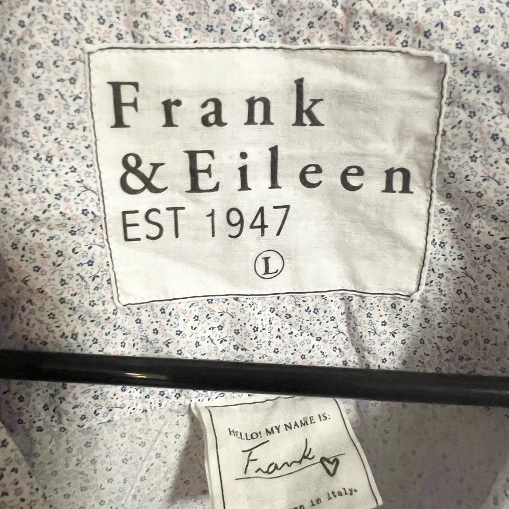 Frank & Eileen Floral Cotton button front shirt - Picture 3 of 7